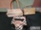 3 Purses, Dooney & Burke, Burberry, Morris Moskowitz