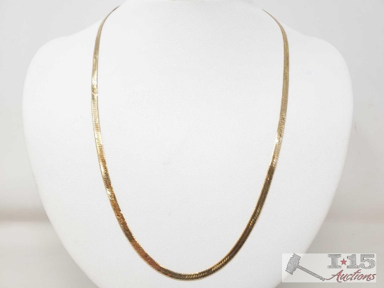 14k Gold Herring Chain