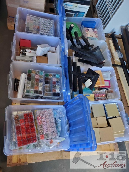 Miscellaneous Jelwery Making Beads, Boxes, Displays, And More