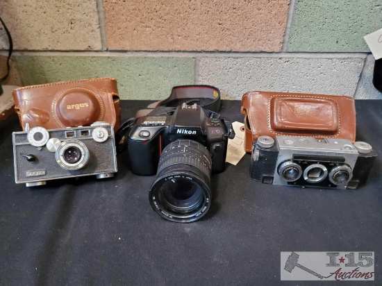Argus , Nikon and Stereo Reclist Cameras