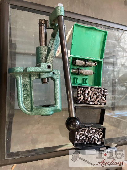 RCBS Press, Die Set, And Lead Bullets