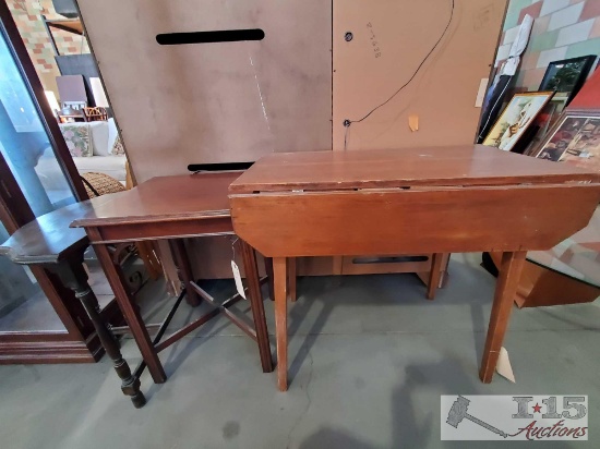 Drop Leaf Table, Side Table, And Entryway Table