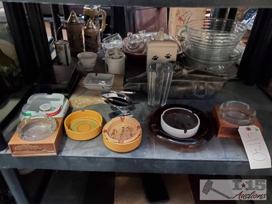 Ash Trays, Lighters, Stone, And More