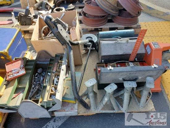 Tool Boxes, Floor Jacks, Hand Tools, And More