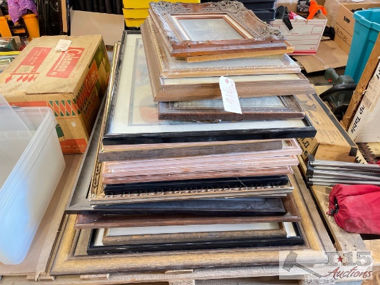 Assortment Of 23 Framed Art And Frames