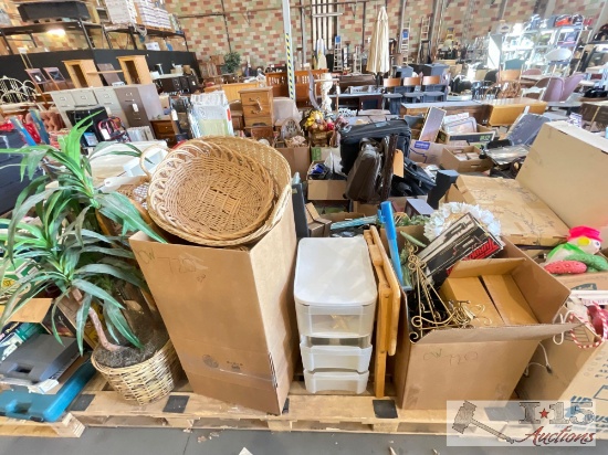 Assortment Of Home Decor And Storage Boxes