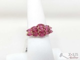 10k Gold Red Spinel Ring 2.5g