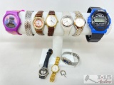 9 Wist Watches And 1 Cuff