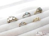 5 Costume Jewelry Fashion Rings