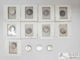 12 Mercury Dimes 1926-1945