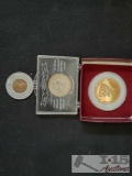 225th Anniversary Freedom Coin , Kennedy Half Dollar and 1948 Penny