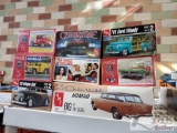 8 Model Cars In Box