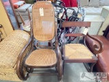 2 Vintage Rocking Chairs