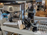Brewville Epresso Machine And Cuisinart Coffee Grinder