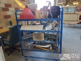 Metal Rack, Hand Water Pump, Buffer, Car Headlight, Folding Benches, Circular Saw, And More