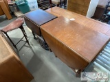 2 Drop Leaf Tables And End Table