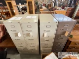 4 Filing Cabinets