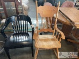 Desk Chair and Rocking Chair