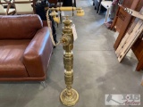 Vintage Brass Standing Rotary Phone