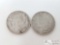 2 1889 & 1921 Morgan Silver Dollars 53.3g