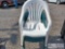 Four Plastic Patio Chairs