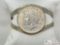 Metal Bangle With 1922 Peace Dollar 48.3g