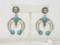 Native American Turquoise Squash Blossom Earrings