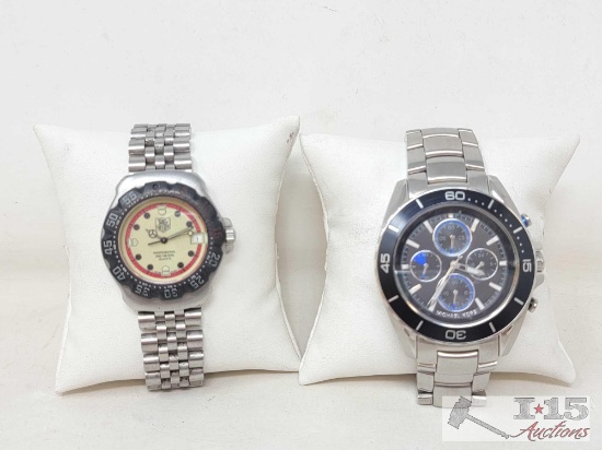 Mens Michael Kors Wrist Watch and KG Heufer Wrist Watch