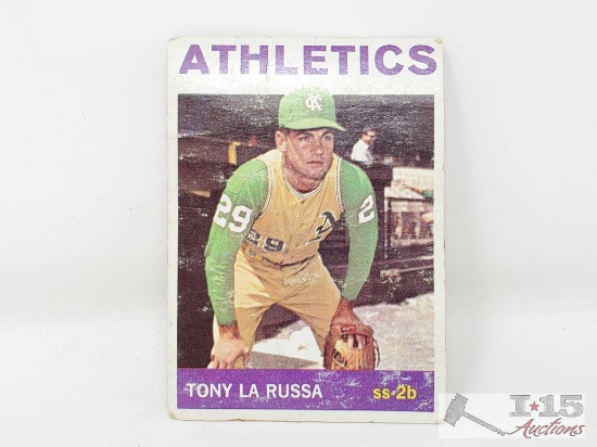 Athletics Tony La Russa ss-2b Collectors Card