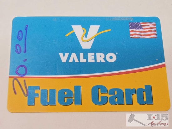 Valero $20 Fuel Card
