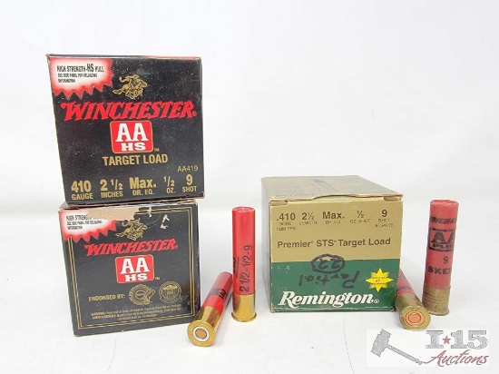 Approx 72 Rounds of 410 GA.