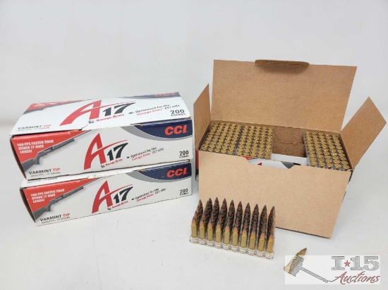 600 Rounds of CCI A17 949CC