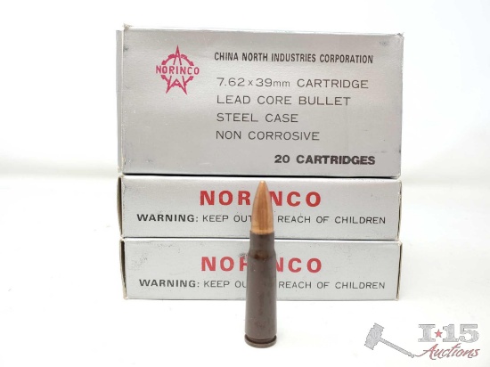80 Rounds of 7.62 x 39mm