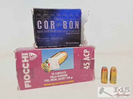 70 Rounds of 45 Auto