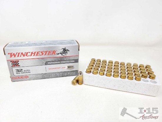 50 Rounds of Winchester 32 Auto