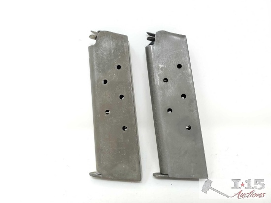 (2) .45 Auto 12 Round Magazines