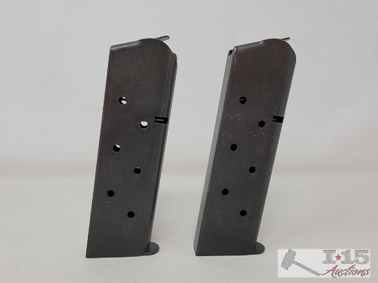(2) 45 Auto 12 Round Magazines