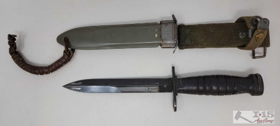 6.5" Bayonet With Sheath