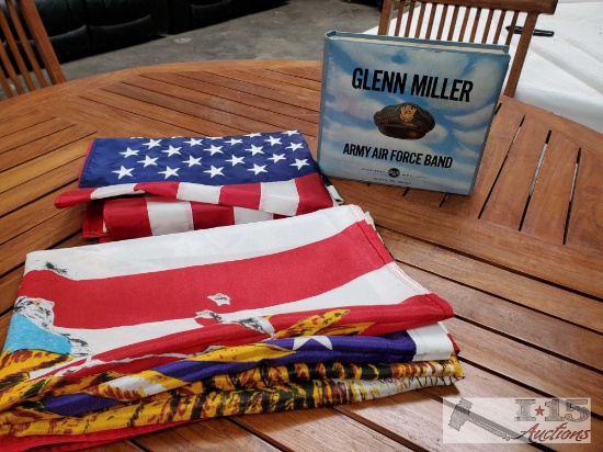 Flags and Vinyl Records