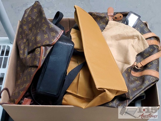 Assortment of Bags and Purses