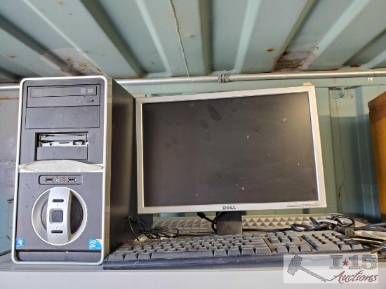 18? Dell Monitor, Computer, and Keyboard