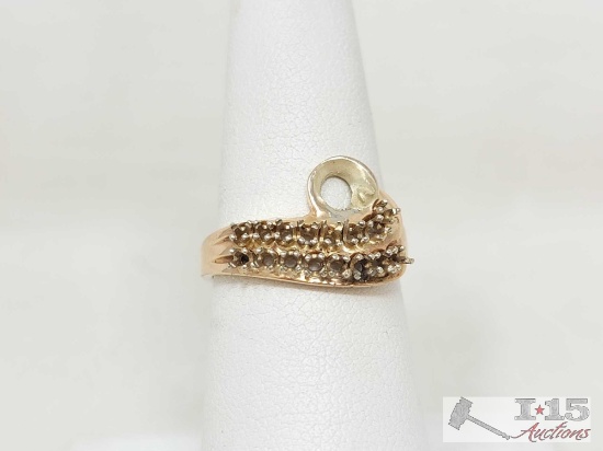 14k Gold Ring Mount 4.2g