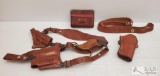 Leather Cartridge Box, Leather Holsters, and More!