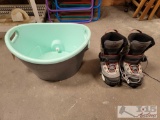 Women's Vans Snow Boots and Igloo Bucket with Drain Plug
