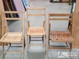 Folding Wooden Chairs