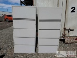 2 Metal Storage Cabinets