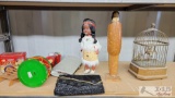 Dolls, Nutcracker, Purses and Decorations