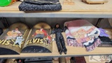 Elvis Presley Dolls , Blanket and Clock