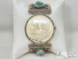 Native American Bracelet Watch 63.5g