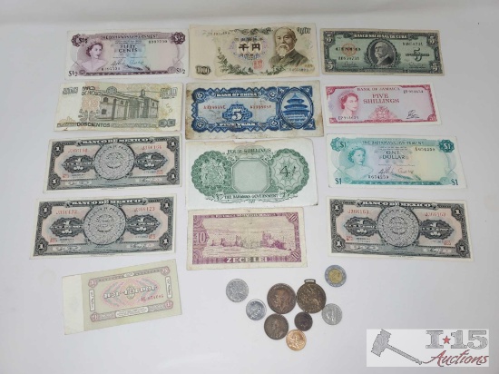 Foreign Currency Bills and Coins
